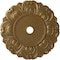 Ekena Millwork Angel Ceiling Medallion (Fits Canopies up to 15 3/4"), 32 1/4"OD x 3 5/8"ID x 1 1/8"P, Pale Gold CM32ANPAS - alternate 1